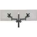 Atdec dual monitor desk mount - Black - Flat and Curved up to 32in - VESA 75x75, 100x100 - PEGASUSS 