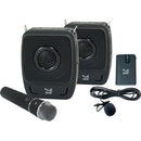 SMK-Link GoSpeak! Duet Wireless Portable PA System with Wireless Microphones (VP3450) - PEGASUSS 