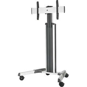 Chief Fusion Large Adjustable TV Cart - For Displays 42-86" - Silver