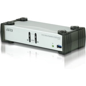 Aten 2-port Usb 3.0 Dispalyport Kvmp Switch Support Up To 3840x2160 30hz