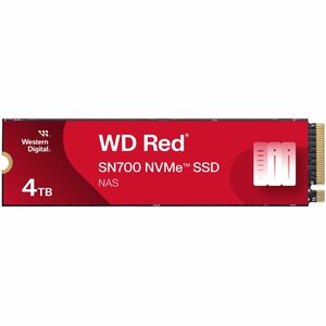 WD Red SN700 WDS400T1R0C 4TB Solid State Drive - M.2 2280 Internal - PCI Express NVMe (PCI Express NVMe 3.0 x4)