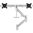 Atdec Pty Ltd Atdec Direct To Desk Dual Display Crossbar Dynamic Arm Desk Mount, Dual Monitor - PEGASUSS 
