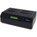 StarTech.com 4-Bay Hard Drive Duplicator and Eraser, External HDD/SSD Cloner / Copier / Wiper Tool, USB 3.0/eSATA to SATA Docking Station - PEGASUSS 