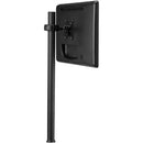 Atdec 29.5in pole desk mount with one display head - Loads up to 26.5lb - VESA 75x75, 100x100 - PEGASUSS 