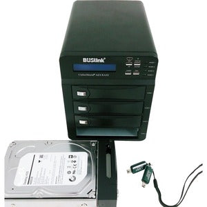 Buslink CipherShield 256-bit AES USB 3.0/eSATA 4-bay RAID Encrypted Ex