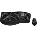 Adesso Tru-Form Media 1500 - Wireless Ergonomic Keyboard and Laser Mouse - PEGASUSS 