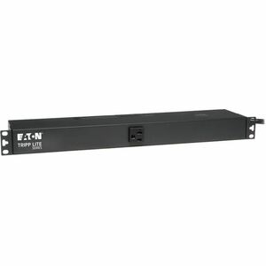 PDU básica monofásica de 120 V y 2,4 kW de la serie Eaton Tripp Lite, 13 tomacorrientes NEMA 5-15/20R, entrada NEMA L5-20P, cable de 4,57 m (15 pies), montaje en rack de 1 U