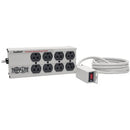 Tripp Lite by Eaton Isobar 8-Outlet Surge Protector, 12 ft. Cord with Right-Angle Plug, 3840 Joules, Remote Master Switch, Metal Housing - PEGASUSS 