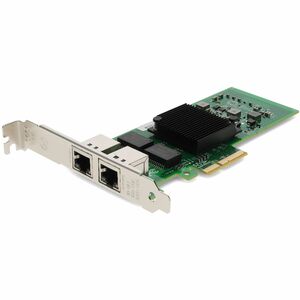 AddOn 10/100/1000Mbs Dual Open RJ-45 Port 100m PCIe x4 Network Interface Card