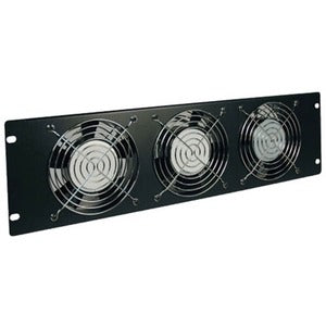 Panel de ventiladores SmartRack 3U de Tripp Lite by Eaton: 3 ventiladores de alto rendimiento de 120 V; 210 CFM; enchufe 5-15P