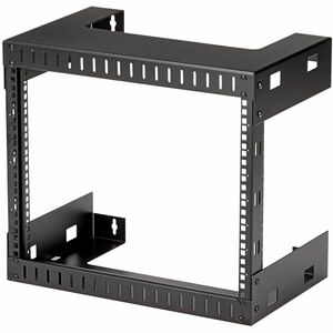 StarTech.com 2-Post 8U Heavy-Duty Wall-Mount Network Rack, 19" Open Frame Server Rack for Computer Equipment, Wall Mount Data Rack~