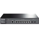 TP-LINK TL-SG3210 8-port Pure-Gigabit L2 Managed Switch, 8 10/100/1000Mbps ports, 2 Gigabit SFP slots - PEGASUSS 
