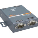 Lantronix 2 Port Serial (RS232/ RS422/ RS485) to IP Ethernet Device Server - International 110-240 VAC - PEGASUSS 