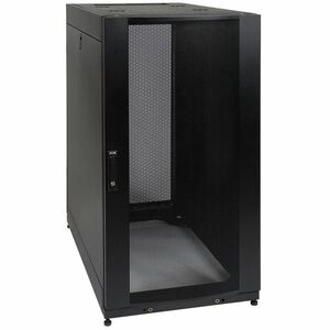 Eaton Tripp Lite Series 25U SmartRack Standard-Depth Half-Height Server Rack Enclosure, Doors and Side Panels