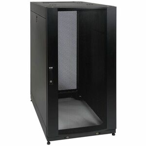 Eaton Tripp Lite Series 25U SmartRack Standard-Depth Half-Height Rack Enclosure, Doors, Side Panels, Shock Pallet