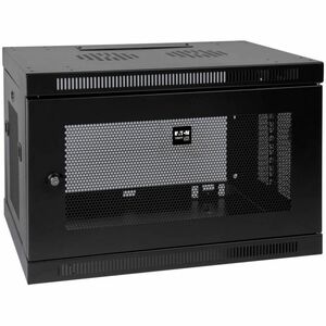 Gabinete mini rack de perfil bajo para montaje en pared con profundidad de interruptor SmartRack de 9U de Eaton Tripp Lite