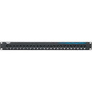 Black Box Feed-Through 24 Port Cat 5e Network Patch Panel - PEGASUSS 