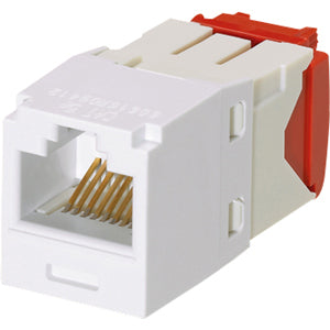 Panduit Corp 24pk Utp Jack Mod Cat5e Rj45 8 Posit Wht