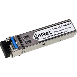 ENET Ruckus (Formerly Brocade) Compatible E1MG-BXU TAA Compliant Functionally Identical 1000BASE-BX-U SFP Bi-Di Tx1310nm/Rx1490nm Simplex LC Connector