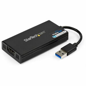 StarTech.com USB 3.0 to HDMI Adapter, 4K 30Hz UHD, USB to HDMI Display Adapter, External Video/Graphics Card for Mac & Windows