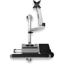 StarTech.com Wall Mount Workstation - Foldable Ergonomic Standing Desk - Height Adjustable 34" VESA Monitor Arm/Padded Keyboard/Mouse Tray - PEGASUSS 