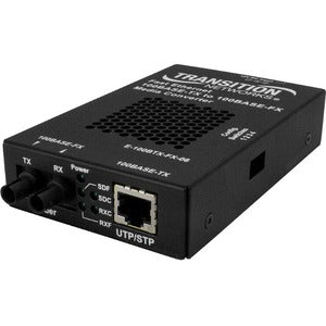 Convertidor de medios Fast Ethernet independiente de Transition Networks de 100Base-TX a 100Base-FX