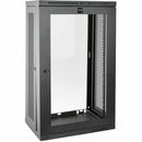 Eaton Tripp Lite Series SmartRack 21U Low-Profile Switch-Depth Wall-Mount Half-Height Rack Enclosure, Clear Acrylic Window - PEGASUSS 