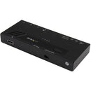 StarTech.com 4-Port HDMI Automatic Video Switch - 4K 2x1 HDMI Switch with Fast Switching, Auto-Sensing and Serial Control - PEGASUSS 
