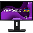 ViewSonic VG2248 22 Inch IPS 1080p Ergonomic Monitor with HDMI DisplayPort USB and 40 Degree Tilt for Home and Office - PEGASUSS 