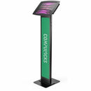 Compulocks iPad Pro 12.9" (3-6th Gen) Space Enclosure Brandable Floor Stand Black - PEGASUSS 