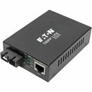 Eaton Tripp Lite Series Gigabit Multimode Fiber to Ethernet Media Converter, POE+ - 10/100/1000 SC, 850 nm, 550M (1804.46 ft.) - PEGASUSS 