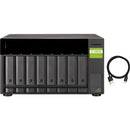 QNAP TL-D800C Drive Enclosure SATA/600 - USB 3.2 (Gen 2) Type C Host Interface Tower - PEGASUSS 