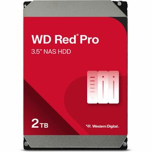 Western Digital Red Pro WD2002FFSX 2 TB Hard Drive - 3.5" Internal - SATA (SATA/600) - Conventional Magnetic Recording (CMR) Method