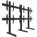 Atdec ADBS 3x2 freestanding video wall mount for 40-55" displays (Black) - PEGASUSS 