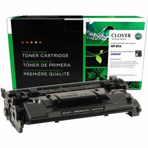 Clover Technologies Remanufactured Laser Toner Cartridge - Alternative for HP 87A (CF287A) - Black - 1 Each