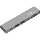 SIIG Thunderbolt 3 USB-C Hub HDMI with Card Reader & PD Adapter - Space Gray - PEGASUSS 