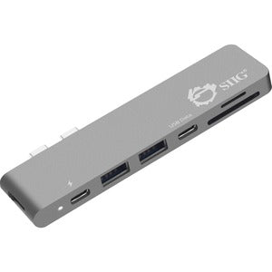 SIIG Thunderbolt 3 USB-C Hub HDMI with Card Reader & PD Adapter - Space Gray