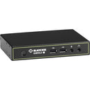 Black Box Emerald&trade; SE DVI KVM-over-IP Matrix Switch Receiver - Single Head, Full HD DVI, VUSB 2.0, Serial, Audio - PEGASUSS 