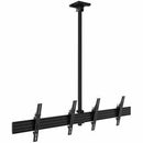 Atdec ADBS 2x1 ceiling menu board mount for 55-65" displays (Black) - PEGASUSS 