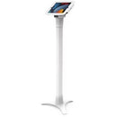 Compulocks iPad Pro 12.9" (3-6th Gen) Space Enclosure Portable Floor Stand White - PEGASUSS 