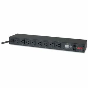 APC by Schneider Electric Rack PDU, Metered, 1U, 15A, 100/120V, (8) 5-15