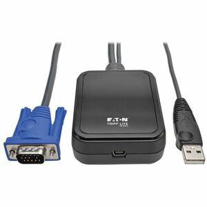 Eaton Tripp Lite Serie KVM-Konsole auf USB 2.0 Portable Laptop Crash Cart Adapter mit Dateiübertragung und Videoaufnahme, 1920 x 1200 bei 60 Hz, TAA