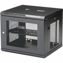 StarTech.com 4-Post 9U Wall Mount Network Cabinet, 19" Wall-Mounted Server Rack for Data / Computer Equipment, Small IT Rack Enclosure - PEGASUSS 