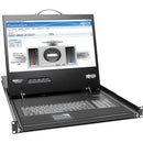 Tripp Lite by Eaton NetCommander 16-Port Cat5 KVM over IP Switch - 19 in. LCD, 2 Remote + 1 Local User, 1U Rack-Mount, TAA - PEGASUSS 
