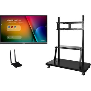 ViewSonic ViewBoard IFP5550-E2 - 4K Interactive Display with WiFi Adapter and Mobile Trolley Cart - 350 cd/m2 - 55"