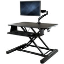 StarTech.com Sit-Stand Desk Converter with Monitor Arm - Up to 26" Monitor - 35&acirc;&euro;� Wide Work Surface - Height Adjustable Standing Desk Converter - PEGASUSS 