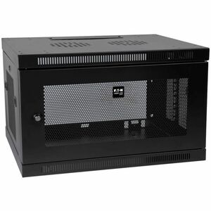 Gabinete mini rack de perfil bajo para montaje en pared, con profundidad de conmutación plus, SmartRack 6U de Eaton Tripp Lite Series