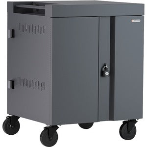 Bretford CUBE Cart 36, AC-Ladefunktion, Anthrazit