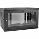 Eaton Tripp Lite Series SmartRack 9U Low-Profile Switch-Depth-Plus Wall-Mount Mini Rack Enclosure, Wide, Acrylic Window - PEGASUSS 