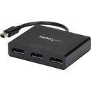 StarTech.com 3-Port Multi Monitor Adapter, Mini DisplayPort 1.2 to DP MST Hub, Video Splitter for Extended Desktop Mode, Windows Only - PEGASUSS 